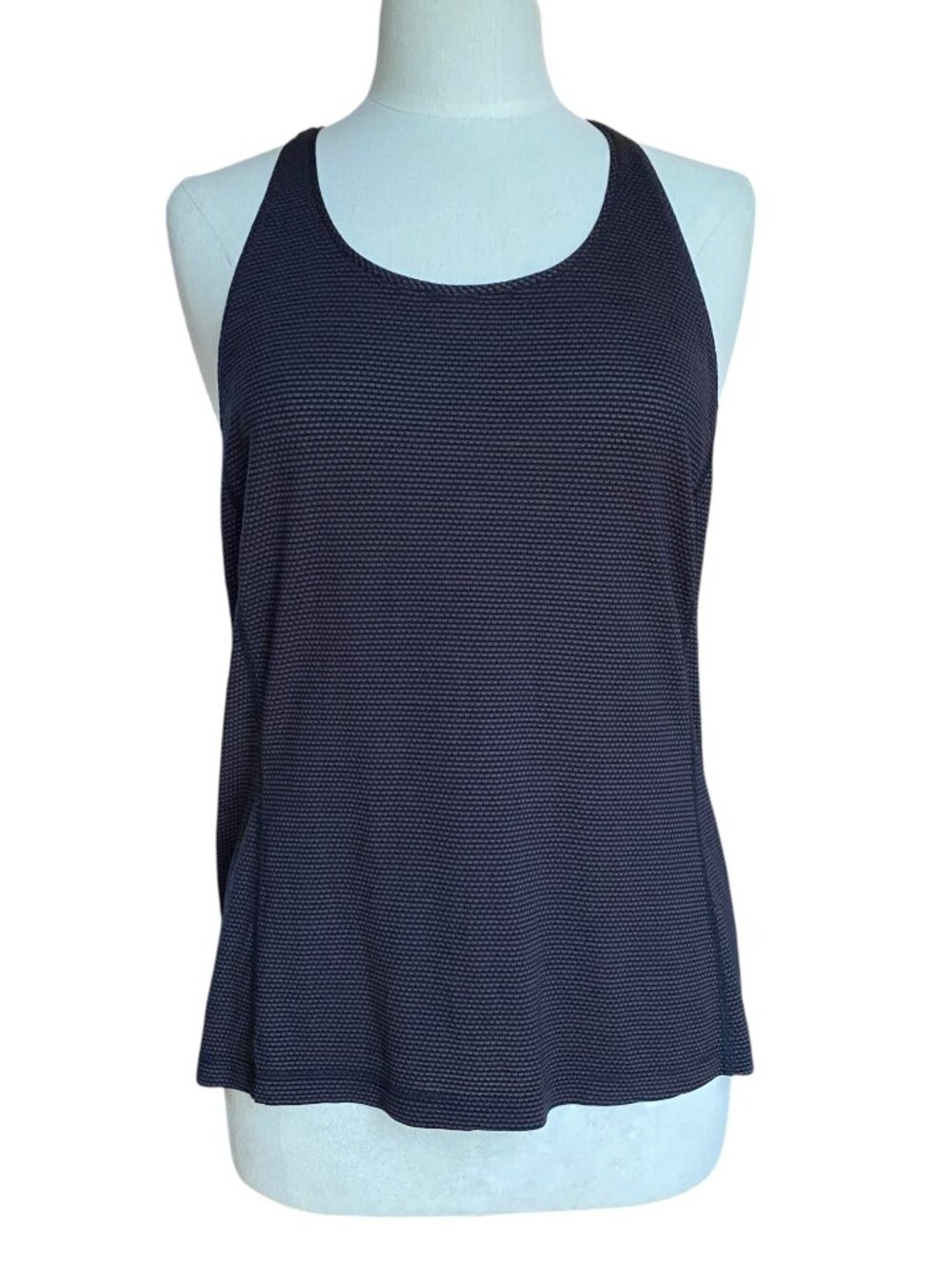 Allbirds Natural Run Racerback Tank Top Black Sustainable Activewear Yoga-XL